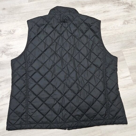 Eddie Bauer Lightweight Vest Womens 2XL Black Diamond Quilted Sleeveless Jacket - Picture 6 of 10